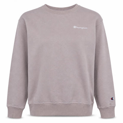 Champion Womens Beige Small Crew Neck Pullover Sweatshirt