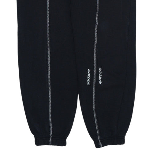 Adidas Men's Black S Fleece Jogger Activewear Trousers