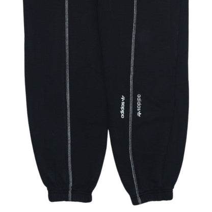 Adidas Men's Black S Fleece Jogger Activewear Trousers