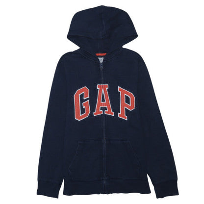 GAP Kids Boys Navy Blue Full Zip Hoodie XXL (14-16) Logo Design