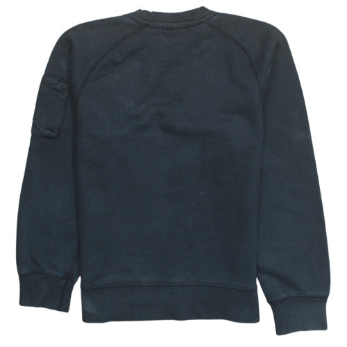 Nike Boys Black XS Pullover Sweatshirt Crew Neck Long Sleeve Fleece