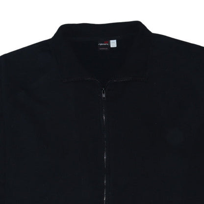 Rip Curl Mens Black 2XL Full Zip Sweatshirt with Logo Print