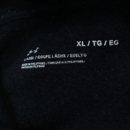Under Armour Men's Black XL Pullover Hoodie Fleece Sweatshirt