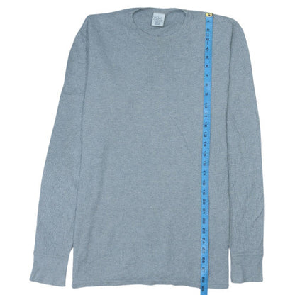 Polo Ralph Lauren Men's Grey Long Sleeve Cotton Pyjama Top - Size M