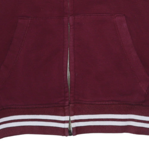 Tommy Hilfiger Men’s Red Full Zip Logo Sweatshirt Size M