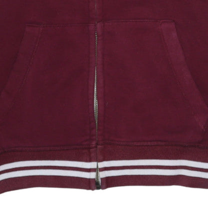 Tommy Hilfiger Men’s Red Full Zip Logo Sweatshirt Size M