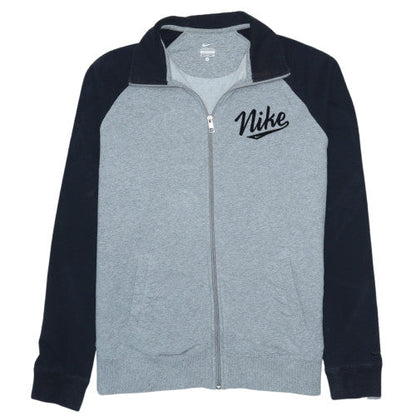 Nike Women’s Grey Full Zip Sweatshirt XL – Athletic Casual Style