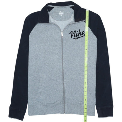Nike Women’s Grey Full Zip Sweatshirt XL – Athletic Casual Style