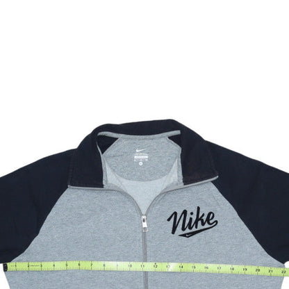 Nike Women’s Grey Full Zip Sweatshirt XL – Athletic Casual Style