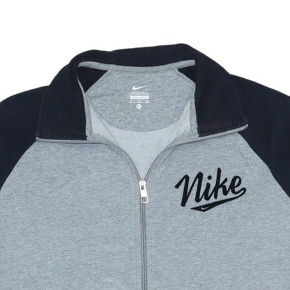 Nike Women’s Grey Full Zip Sweatshirt XL – Athletic Casual Style