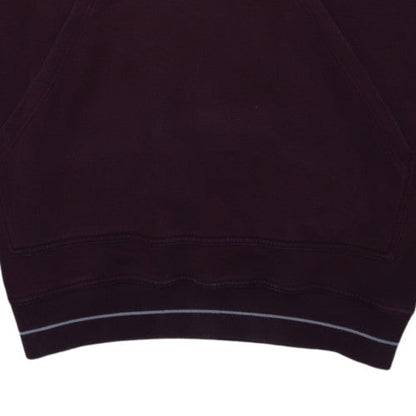Adidas Mens Brown AAC Embroidered Pullover Hoodie Size S