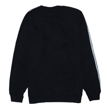 Adidas Men's Black L Pullover Crew Neck Fleece Sweatshirt