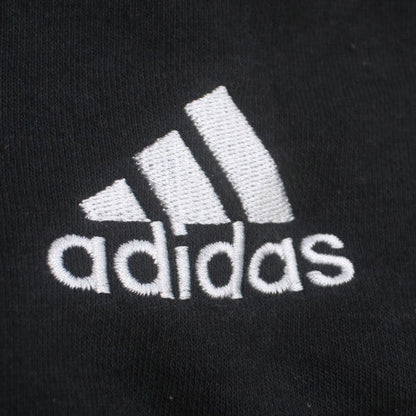 Adidas Men's Black L Pullover Crew Neck Fleece Sweatshirt