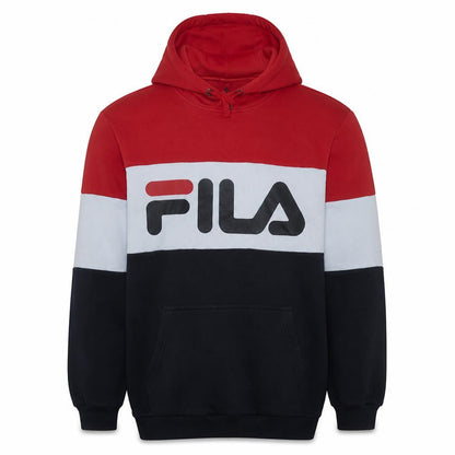 Fila Mens Multicoloured Pullover Hoodie L Logo Sportswear