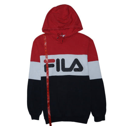 Fila Mens Multicoloured Pullover Hoodie L Logo Sportswear