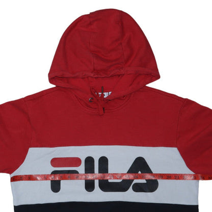 Fila Mens Multicoloured Pullover Hoodie L Logo Sportswear
