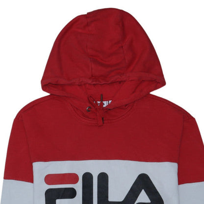 Fila Mens Multicoloured Pullover Hoodie L Logo Sportswear