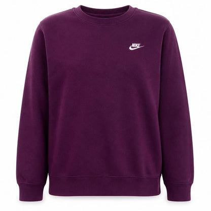 Nike Womens Purple Crew Neck Pullover Sweatshirt Size L