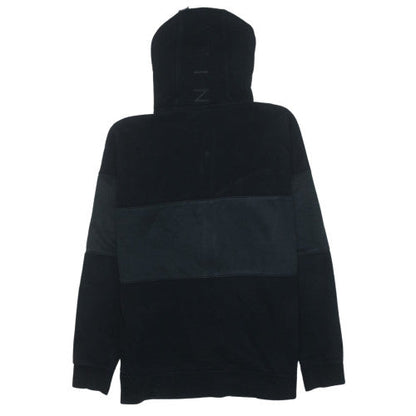 Nike Air Men's Black Full Zip Hoodie M Cotton Blend Fleece
