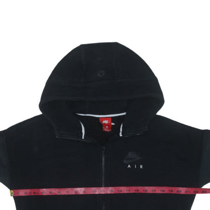 Nike Air Men's Black Full Zip Hoodie M Cotton Blend Fleece