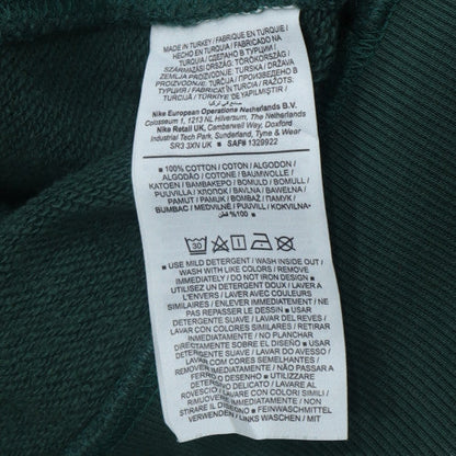 Nike Men's Green Pullover Sweatshirt Small Embroidered Logo