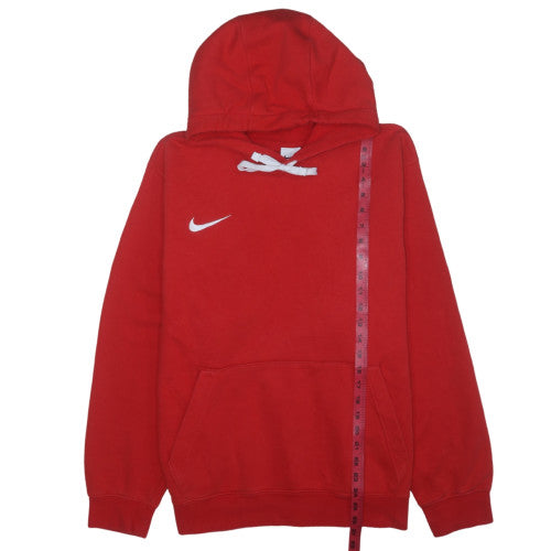 Nike Men's Red XL Pullover Hoodie Sweatshirt with Logo