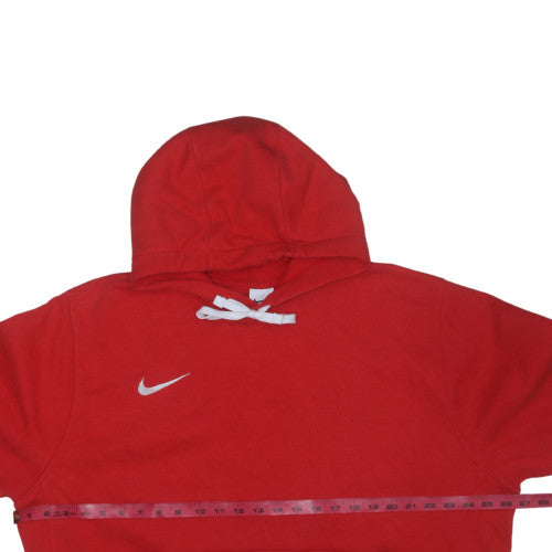 Nike Men's Red XL Pullover Hoodie Sweatshirt with Logo