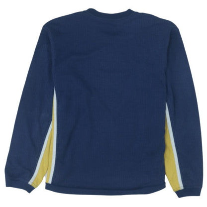 Nike Mens Blue Crew Neck Pullover Sweatshirt L Logo Sportswear