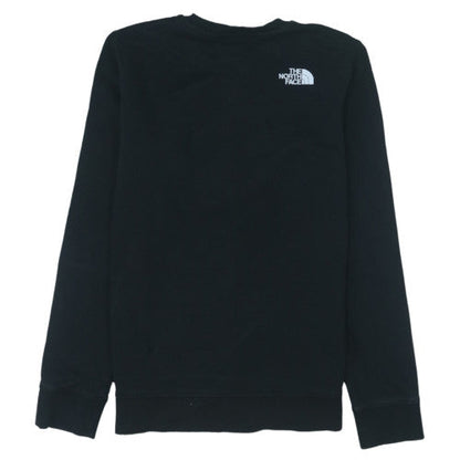 The North Face Boys Black XL Crew Neck Sweatshirt 100% Cotton Pullover