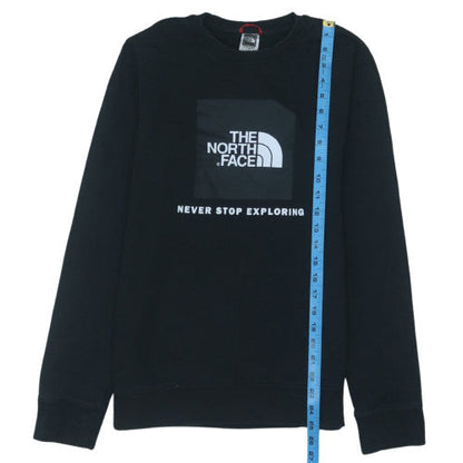 The North Face Boys Black XL Crew Neck Sweatshirt 100% Cotton Pullover