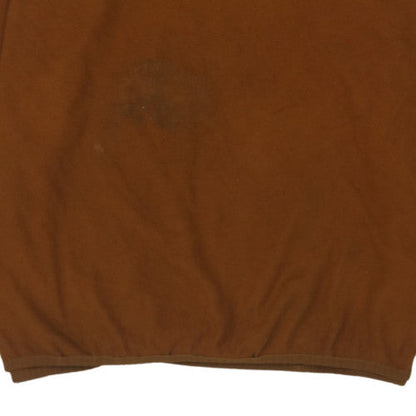 The North Face Men's Brown XL Fleece 1/4 Zip Pullover Sweatshirt