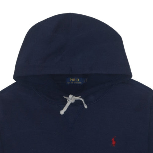 Polo Ralph Lauren Men's Navy Blue Hoodie Large Cotton Blend