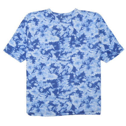 Champion Men's Blue Tie-Dye GU Graphic Cotton T-Shirt Size XL