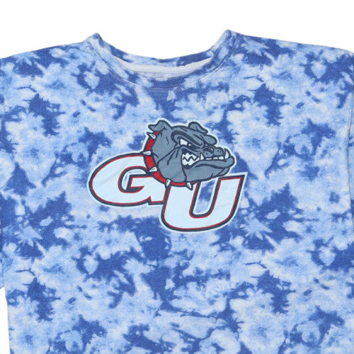 Champion Men's Blue Tie-Dye GU Graphic Cotton T-Shirt Size XL