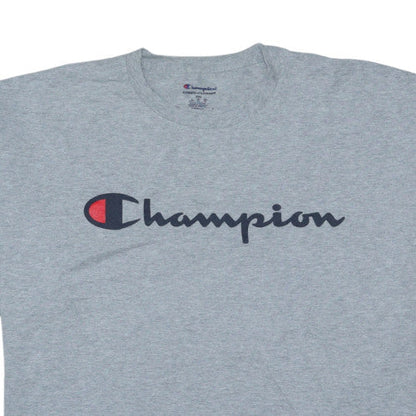 Champion Men's Grey 2XL Authentic Athleticwear Cotton T-Shirt