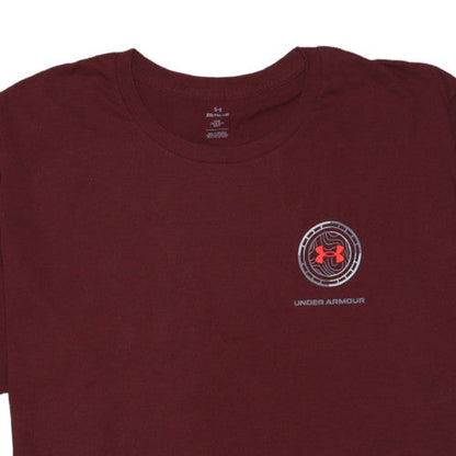 Under Armour Men's Red 2XL Graphic Sports T-Shirt