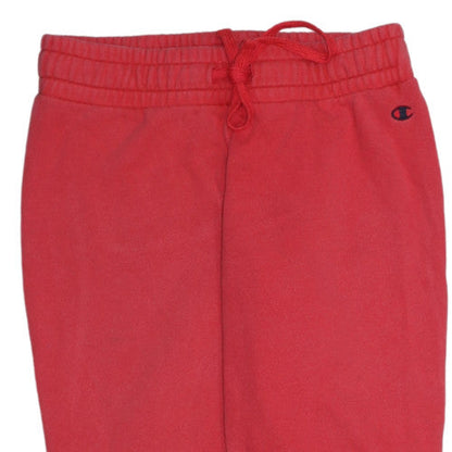 Champion Men's Red Jogger Fleece Sweatpants Small Drawstring Comfort Fit