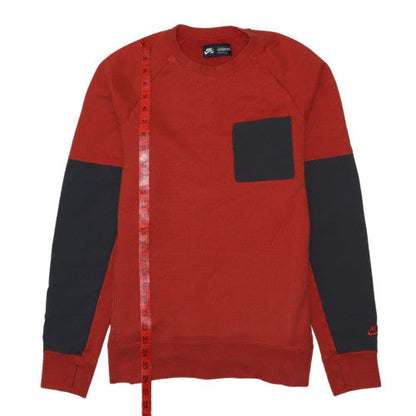 Nike SB Men’s Red Sweatshirt M Crew Neck Long Sleeve Pullover