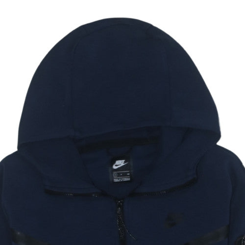 Nike Men's Blue Full Zip Hoodie Size S Regular Fit Fleece