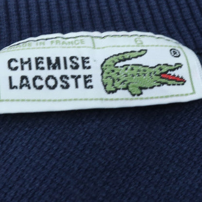 Lacoste Womens Navy Crew Neck Cotton Sweatshirt Size 10 Classic Fit