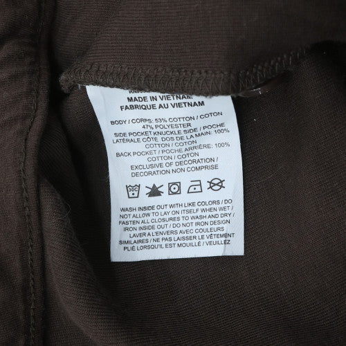 Nike Men's Brown Fleece Sweatpants M Regular Fit Drawstring Activewear Trousers