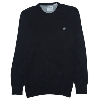 Timberland Men's Black Cotton Crew Neck Pullover Jumper M