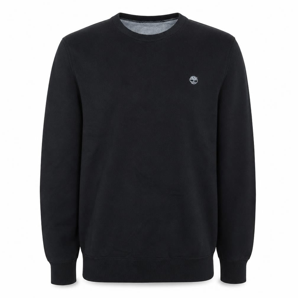 Timberland Men's Black Cotton Crew Neck Pullover Jumper M