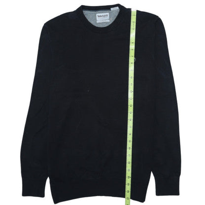 Timberland Men's Black Cotton Crew Neck Pullover Jumper M