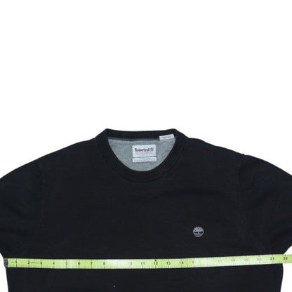 Timberland Men's Black Cotton Crew Neck Pullover Jumper M