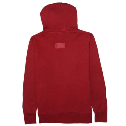 G-Star Raw Men's Red Pullover Hoodie Size L Graphic Print Cotton