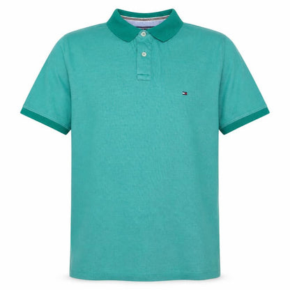 Tommy Hilfiger Men's Green Slim Fit Polo Shirt Size L