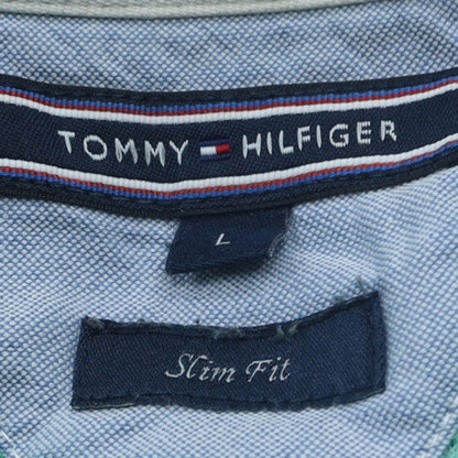Tommy Hilfiger Men's Green Slim Fit Polo Shirt Size L