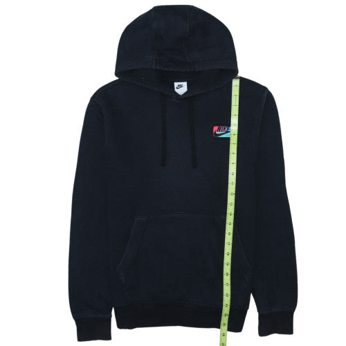 Nike Men's Black Small Pullover Hoodie with Logo Design