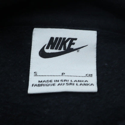 Nike Men's Black Small Pullover Hoodie with Logo Design